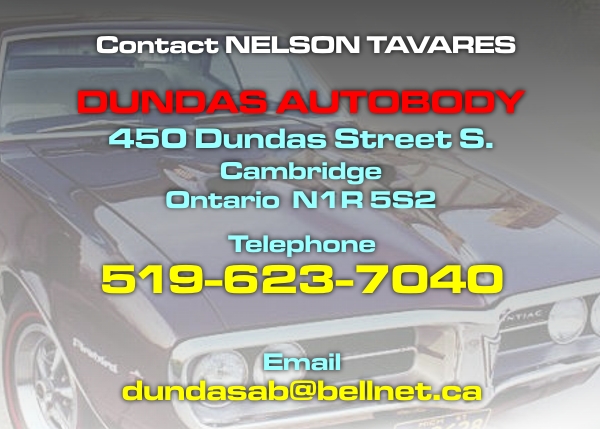CONTACT INFO FOR DUNDAS AUTOBODY